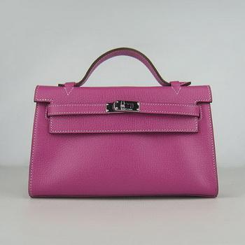 HKL22CNSP013 Hermes Kelly 22CM Bestiame collo Stripe Peach